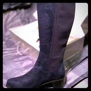 Marc Fisher Incept Suede Riding Boots sz 8M